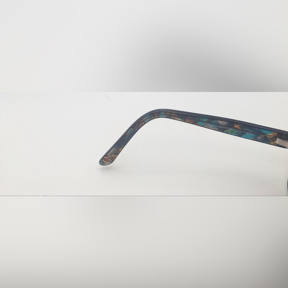 Kirkland Signature Taylor Brown Blue Oval Sunglasses Frames Only - Picture 8 of 8